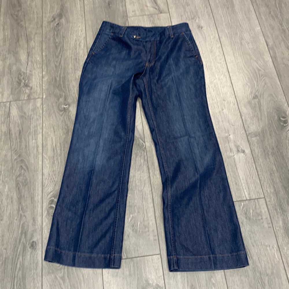 Vintage Tommy Hilfiger Denim Flares Trousers Size 14